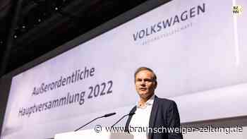 VW-Chef spricht auf der IAA Mobility in München