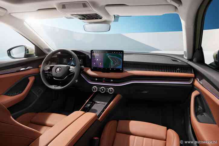 Nieuwe Skoda's Superb en Kodiaq tonen interieur
