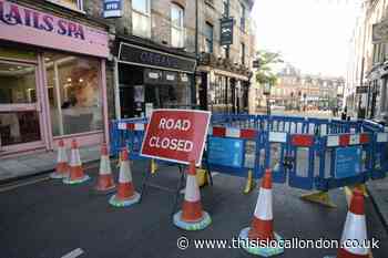 Crouch Hill closed to traffic as Thames Water repairs leak