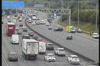 M25 crash near Rickmansworth sees person taken to hospital