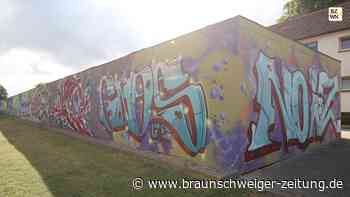 Graffiti-Jam in Wolfsburg: 31 Sprayer gestalten Wand an B 188