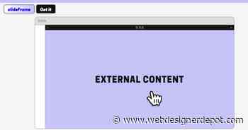 SlideFrame Lets Users Open External Links Internally