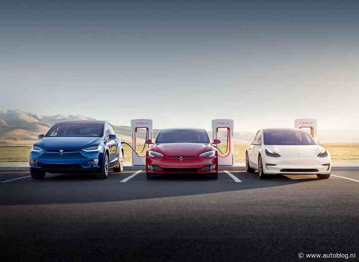 Gratis laden met iedere elektrische auto bij Tesla Supercharger