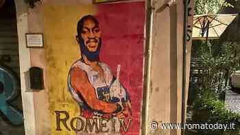 "ROMELV": il murale che celebra l'arrivo di Big Rom