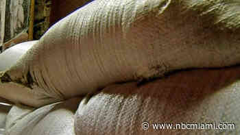 Sand distributions in South Florida ahead of Hurricane Idalia effects