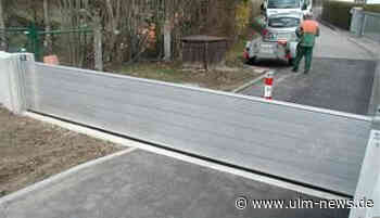 Übung zum Hochwasserschutz - Neue EBU-Beschäftigte proben den Ernstfall