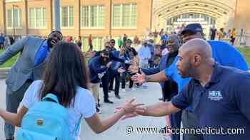Hartford students welcomed back for first day of school