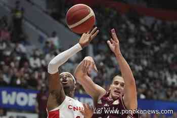 Gilgeous-Alexander has 27 points, Canada routs Latvia 101-75 at basketball World Cup