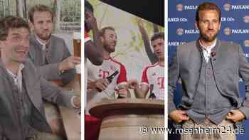 Kane trägt endlich eine Lederhose – Müller gibt Weißwurst- und Bier-Nachhilfe