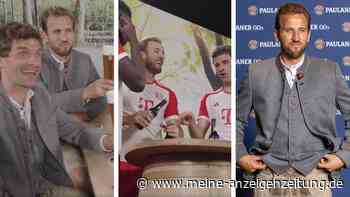 Kane trägt endlich eine Lederhose – Müller gibt Weißwurst- und Bier-Nachhilfe