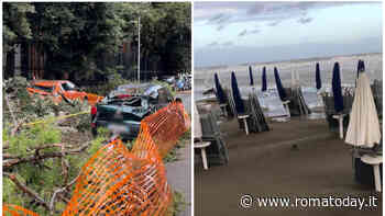 Maltempo a Roma, oltre 240 interventi: tre feriti in poche ore. Danni sul litorale per una violenta mareggiata