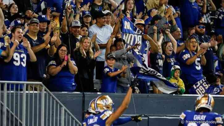Winnipeg Blue Bombers can become first CFL team to cement playoff spot with win