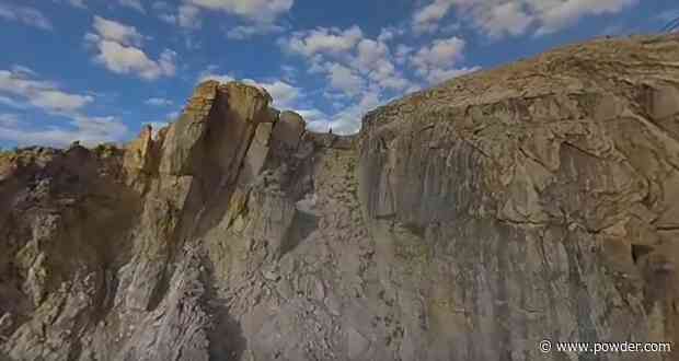 Corbet's Couloir Sans Snow Is Even More Intimidating