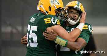 Edmonton Elks’ Tre Ford named best quarterback for Week 12