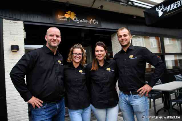 “We kunnen tot wel honderd mensen bedienen”: bevriende koppels maken horecadroom waar en openen brasserie Quatre d’Or op Oedelemse Markt
