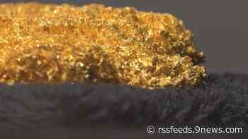 Historic gold nugget on display in Leadville