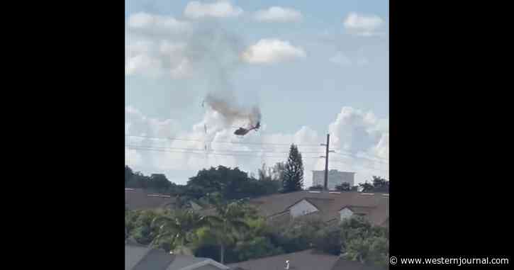Watch: Sheriff's Office Helicopter Spirals Out of Control, Slams Into US Apartment Building