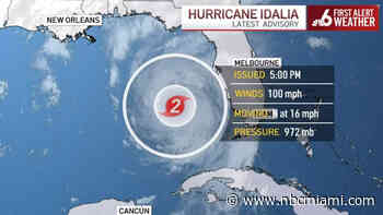 Cat. 2 Hurricane Idalia moves toward Florida with life-threatening storm surge expected