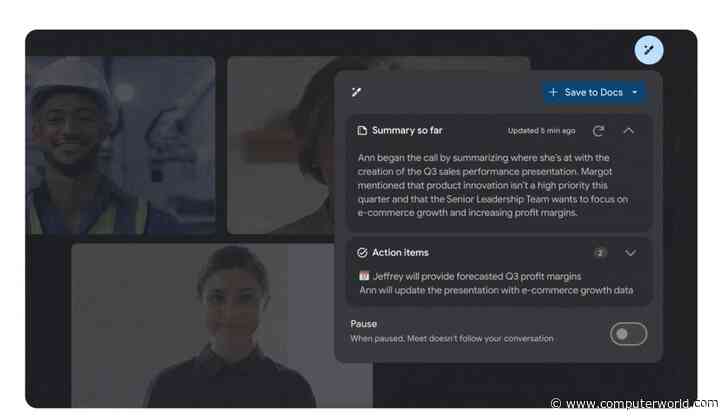 Google’s Duet AI now available for Workspace enterprise customers