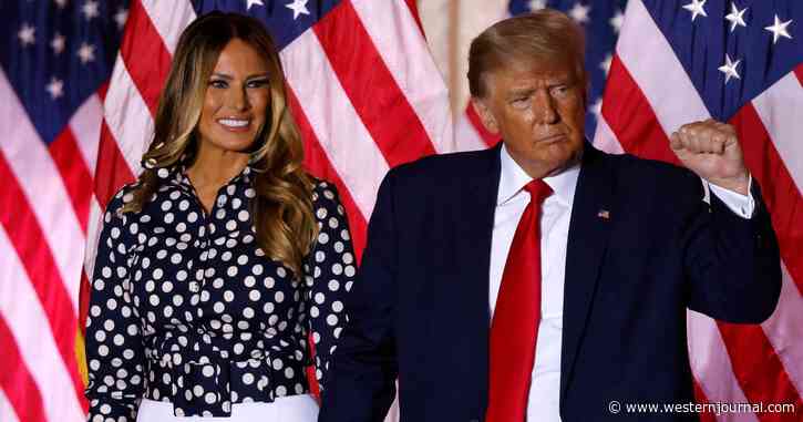 Melania Trump Sticking by Husband After Mug Shot: 'Election Interference by His Political Rivals'