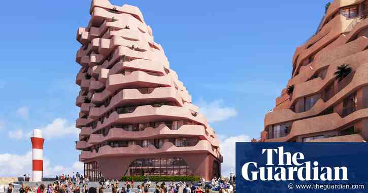 ‘Like something out of The Flintstones’: the luxury flats causing fury in Folkestone