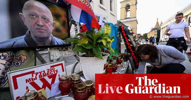 ‘Farewell ceremony’ for Yevgeny Prigozhin takes place in St Petersburg – as it happened