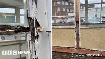 Unsafe corridor at Blackpool Victoria Hospital demolished