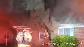 Portsmouth fire damages home