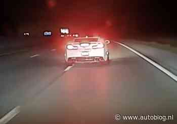 Video: snelle Camaro ontsnapt aan de politie