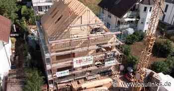 Rohbau des ersten mehrstöckigen Wohngebäudes mit Triqbriq-System fertiggestellt