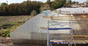 Schalungsplatte alkus SF Flex für den Tunnelbau auf dem BUGA 23-Gelände in Mannheim