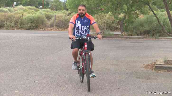 Rio Rancho man raising money for children’s cancer research by cycling