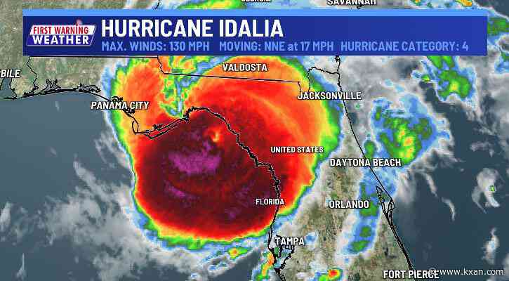 Idalia a high-end Category 3 hurricane, landfall imminent