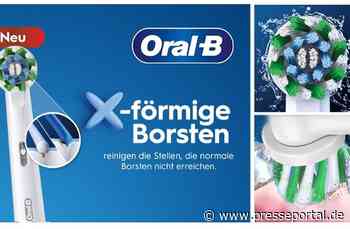 Oral-B launcht neue Aufsteckbürsten mit X-förmiger Borstentechnologie