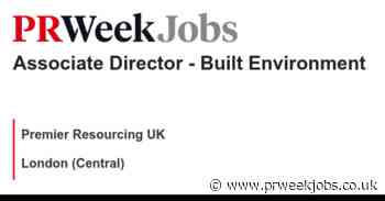 Premier Resourcing UK: Associate Director - Built Environment