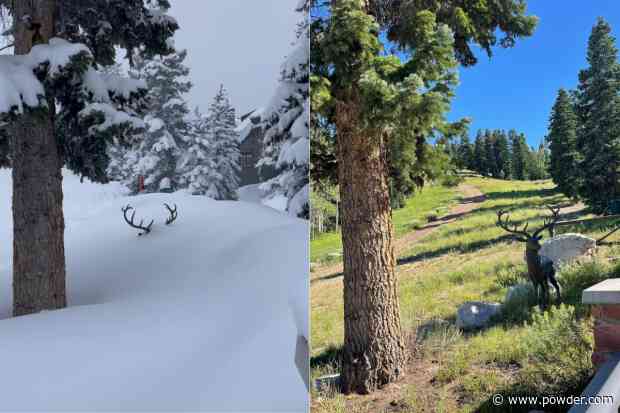 Utah Resort Remembers Record Snow With Striking Before And After Photos