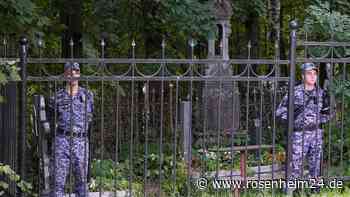 Drohnen-Abwehr und Polizeiaufgebot: Putin lässt Prigoschin-Grab absperren