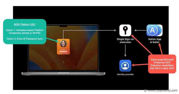 Microsoft Entra ID Single Sign-On is coming soon to macOS Ventura
