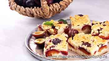 Rechtzeitig zur Reifezeit: Einfacher Blechkuchen mit Pflaumen und Streuseln