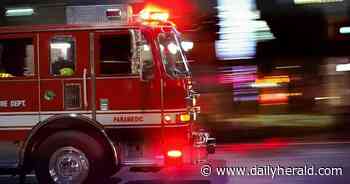 Hanover Park firefighter hurt battling garage blaze