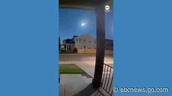 WATCH:  Meteor lights up the sky over Colorado