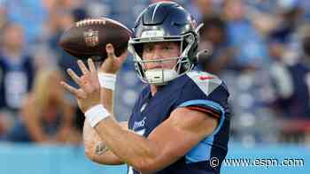 Titans rookie QB Will Levis seeing 'a lot better' after corrective eye surgery