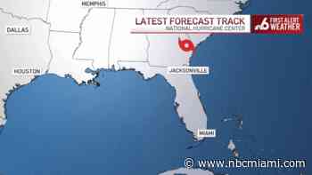 WATCH LIVE: Track Idalia as it moves away from Florida after making landfall