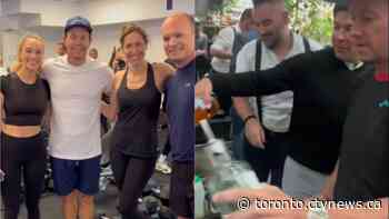 'Super approachable': Mark Wahlberg shows up for workout at Toronto gym, slings drinks to locals