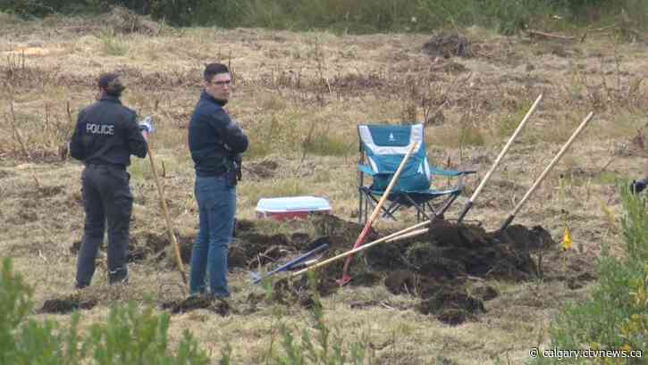 Bragg Creek search for human remains sees radar and K9 unit used