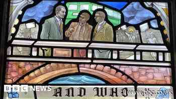 Bristol Bus Boycott celebrated in St Mary Redcliffe Church windows