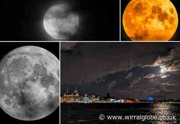 Your fabulous photos of the blue supermoon rising over Wirral