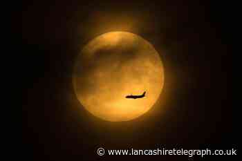 Pictures of rare super blue moon over East Lancashire