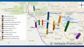 16 car thefts, break-ins in church parking lots in Jeffco are under investigation