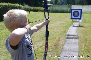 Die ersten Bogenschützen kommen eine halbe Stunde zu früh
